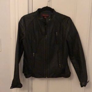 Italian Leather Jacket in Black